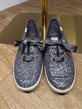 Keds x Kate Spade New York Glitter‎ Satin Ribbon Sneakers 6.5